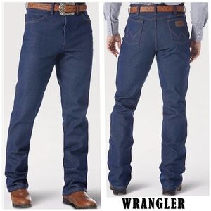 NWOT Wrangler, Cowboy Cut Bootcut Stretch Regular, Dark Denim, Men’s Jeans